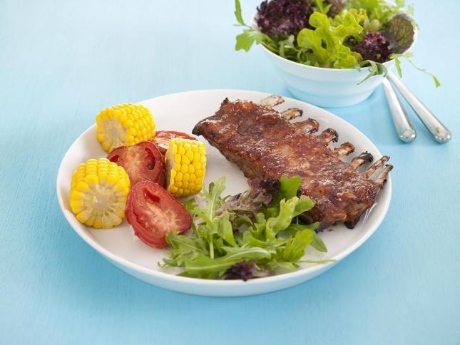 BBQ mustard Australian lamb ribs