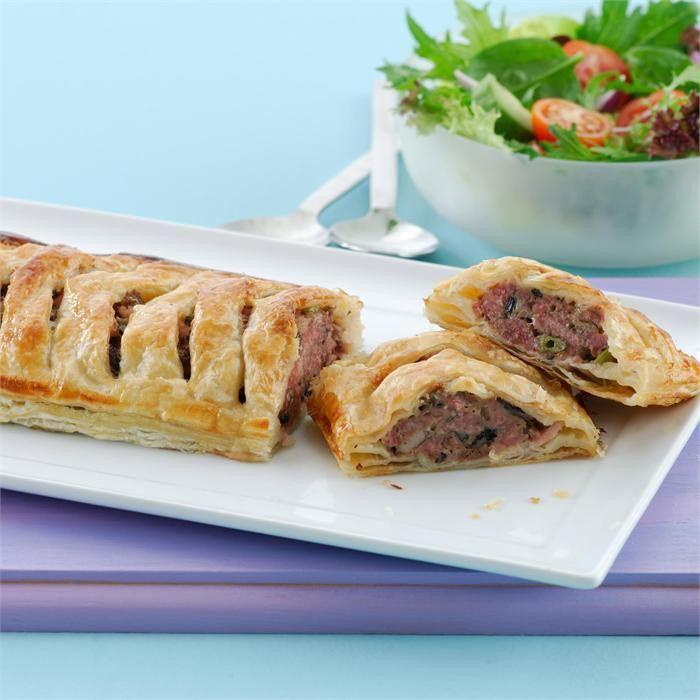 Beef strudel