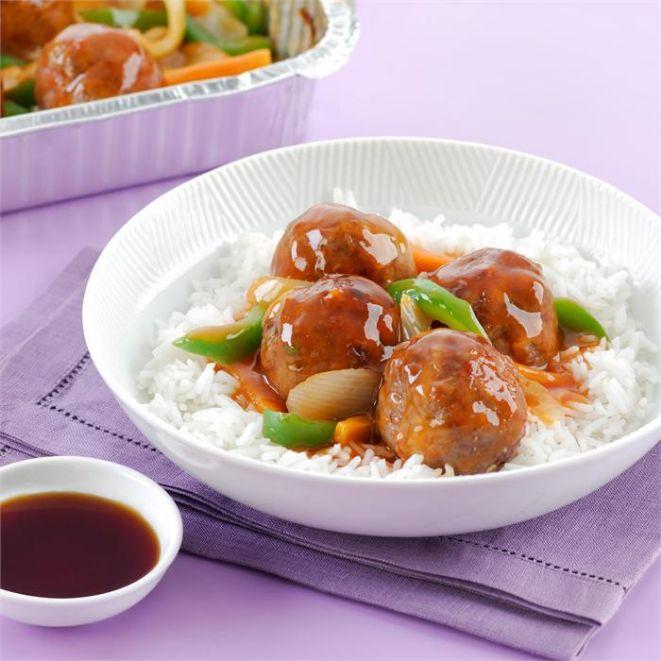 Sweet & sour beef balls