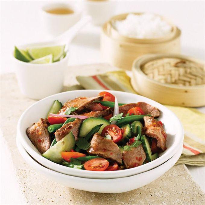 Thai style char-grilled beef salad