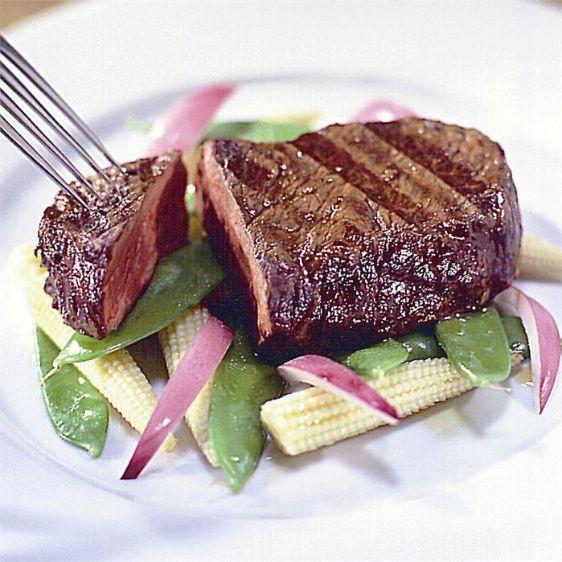 Barbecued steak with thai flavours