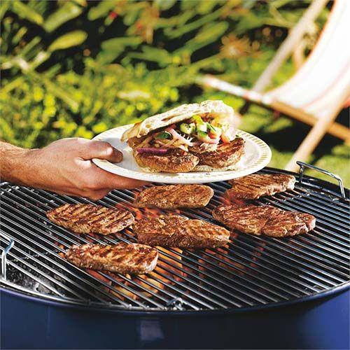 Barbecued t-bone steaks