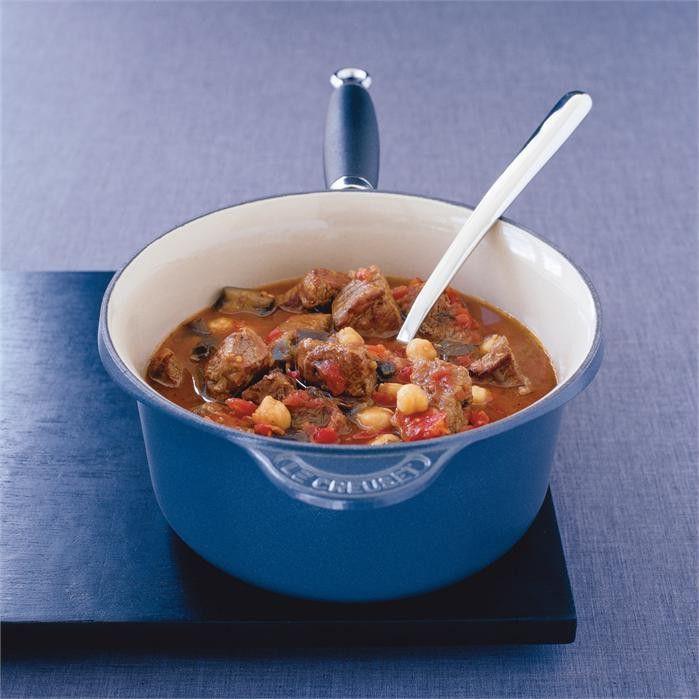 Beef casserole with moroccan spice
