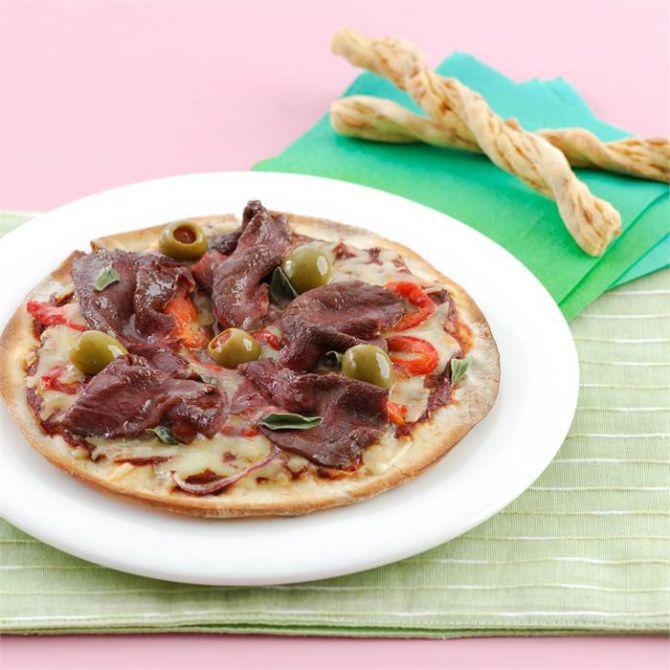 Beef lovers pizza