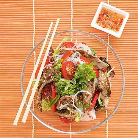 Vietnamese beef and glass noodle salad
