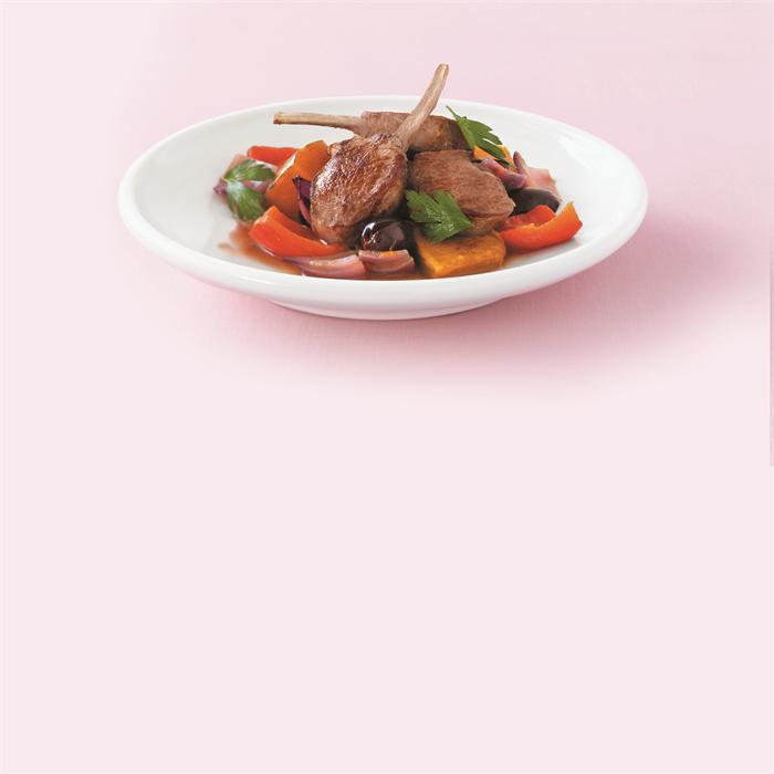 Mediterranean lamb cutlets