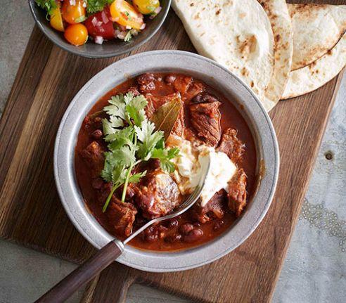 Spicy black bean and smoked paprika braised chuck