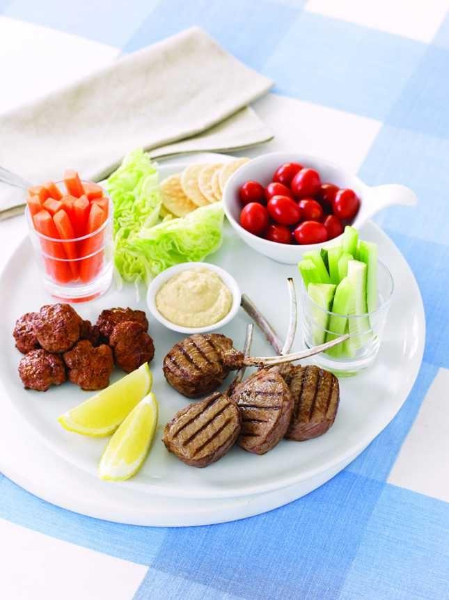 Yummy lamb ‘grazing platter’ for kids
