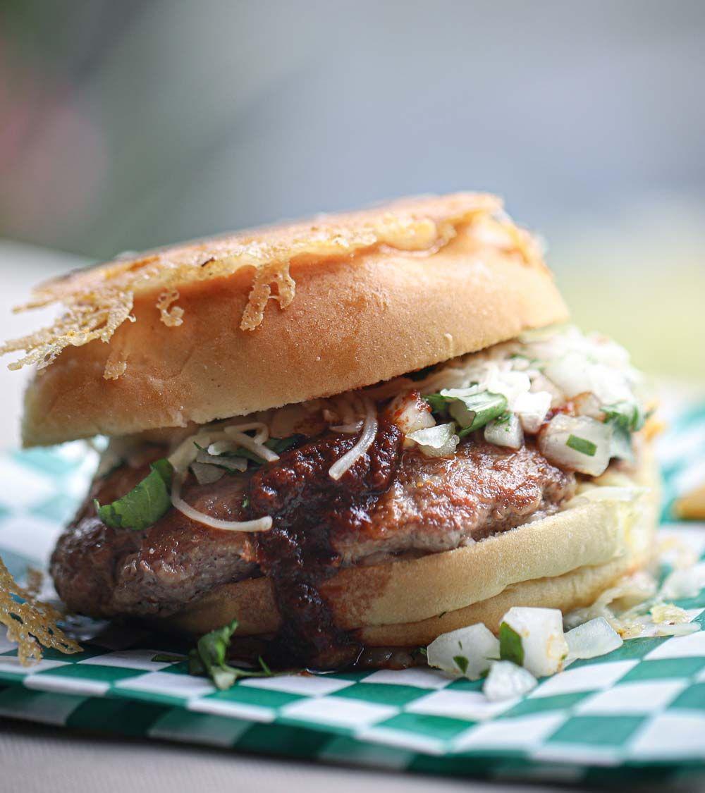 Australian lamb birria slider