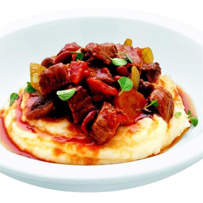 Lamb and red bean casserole