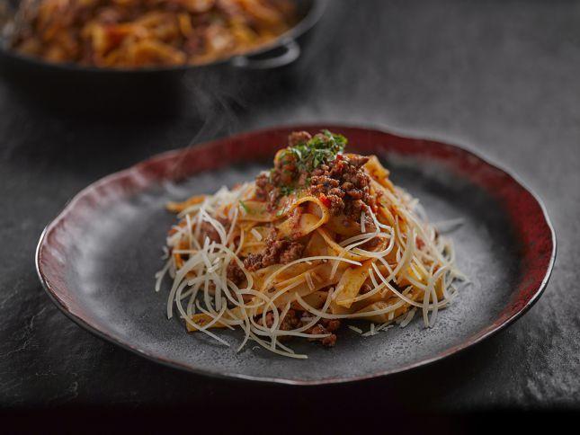 Fettuccine bolognese