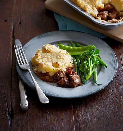 Cottage pie with parmesan mash