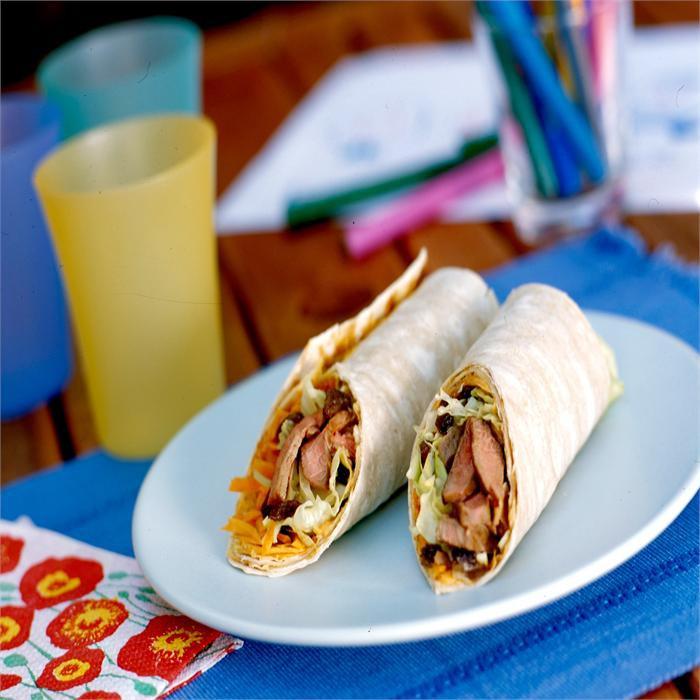 Easy lamb wraps