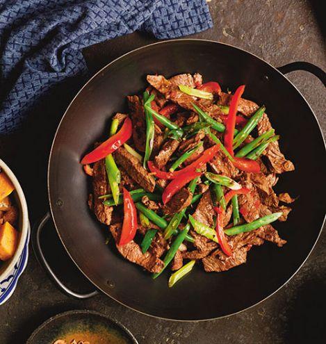 Beef and lemongrass stir-fry