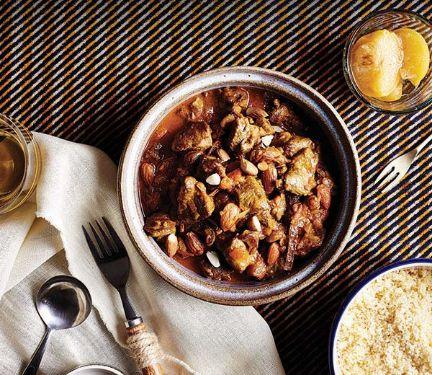 Goat tagine with almond