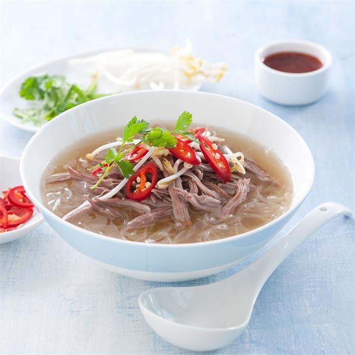 Vietnamese goat soup (pho)